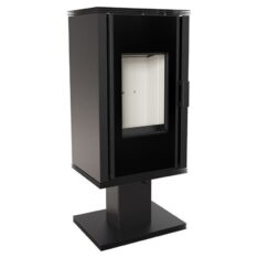 Kaminofen KOZA Enyo Flat 03 – 6 kW, drehbar, modern & effizient